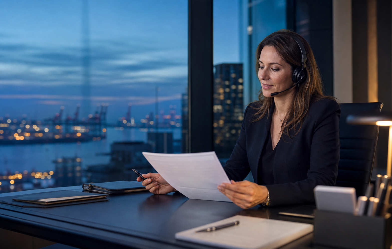 FPH client-relations specialist at an international trade office