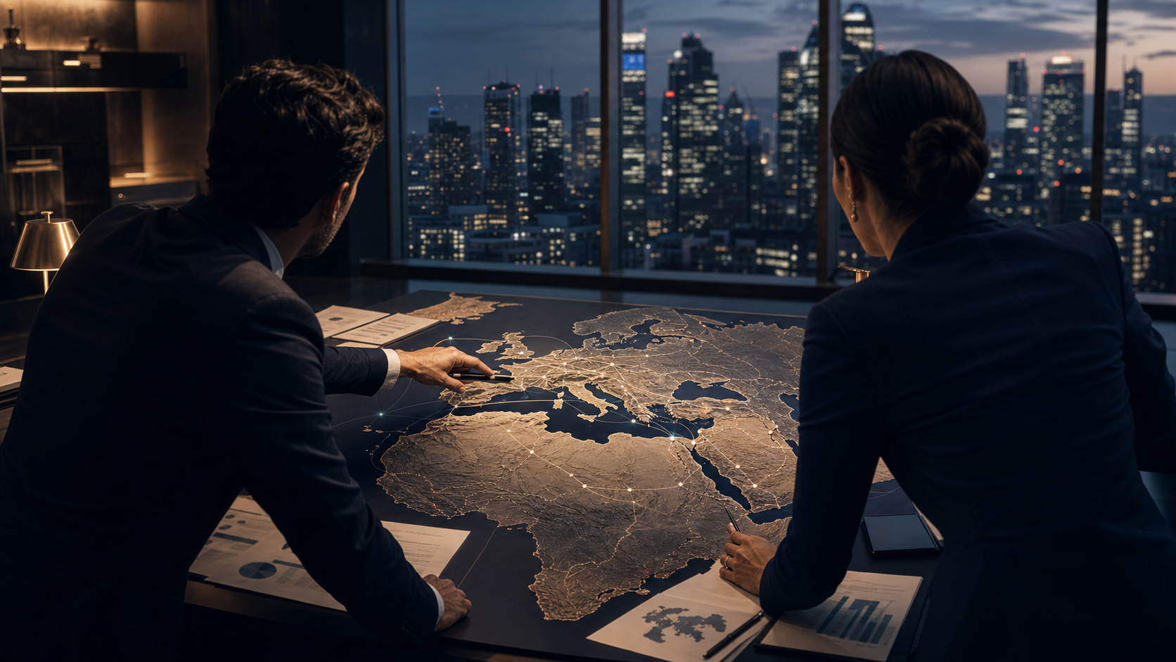Business leaders mapping trade opportunities across EMEA
